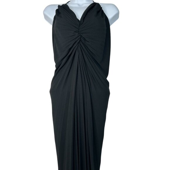 BCBGMAXAZRIA Black Dress |  Size M | Vintage | Made in USA Y2K - Picture 1 of 11